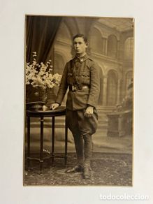 Fotografia antiga: MILITAR La España de la II República Soldado del cuerpo de Infantería Foto ChinChilla Tarragona